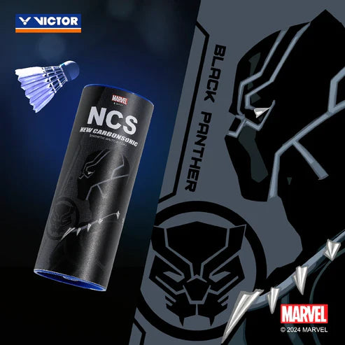 VICTOR AVENGERS NCS CS-77 Synthetic Shuttlecock (Box of 4 Tubes) - Speed 77