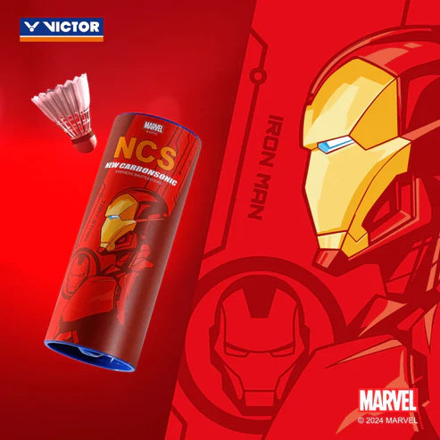 VICTOR AVENGERS NCS CS-77 Synthetic Shuttlecock (Box of 4 Tubes) - Speed 77