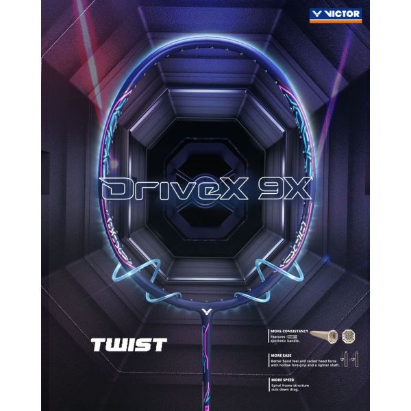 VICTOR DX-9X DriveX BADMINTON RACKET
