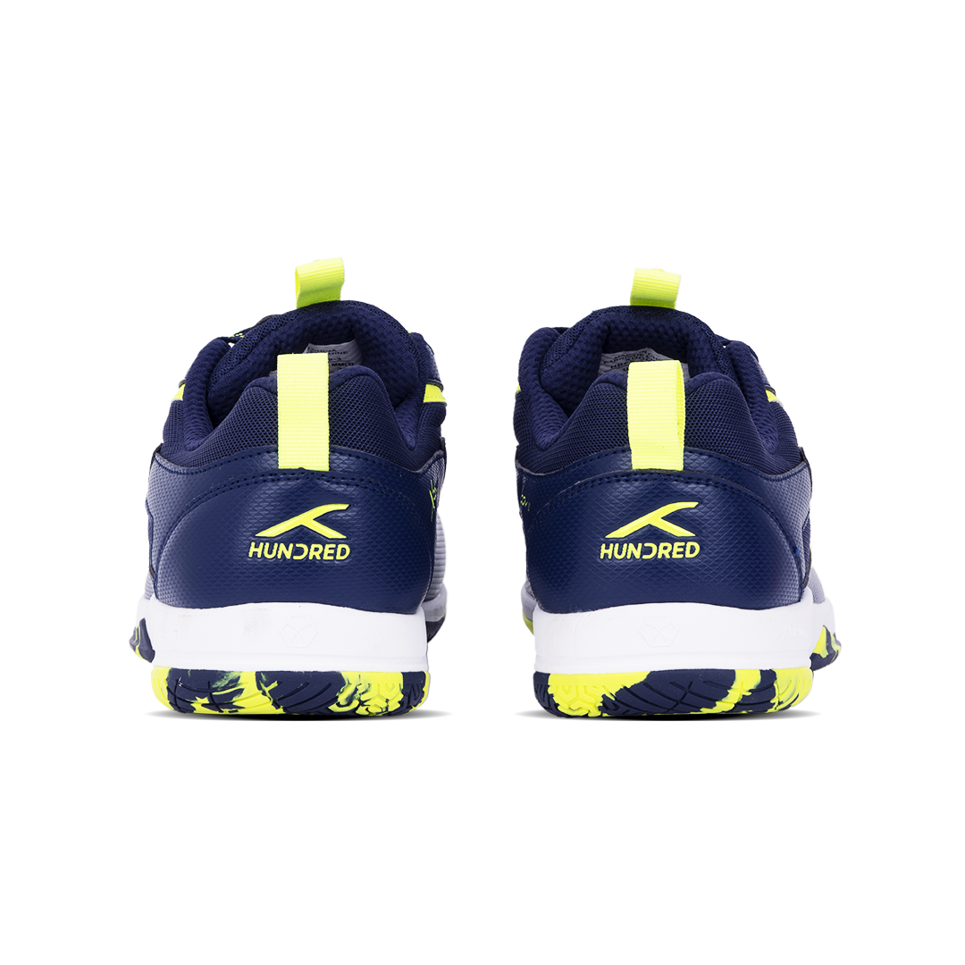 Hundred Xoom II Badminton Shoes - NAVY / LIME - IMPORTED MODEL