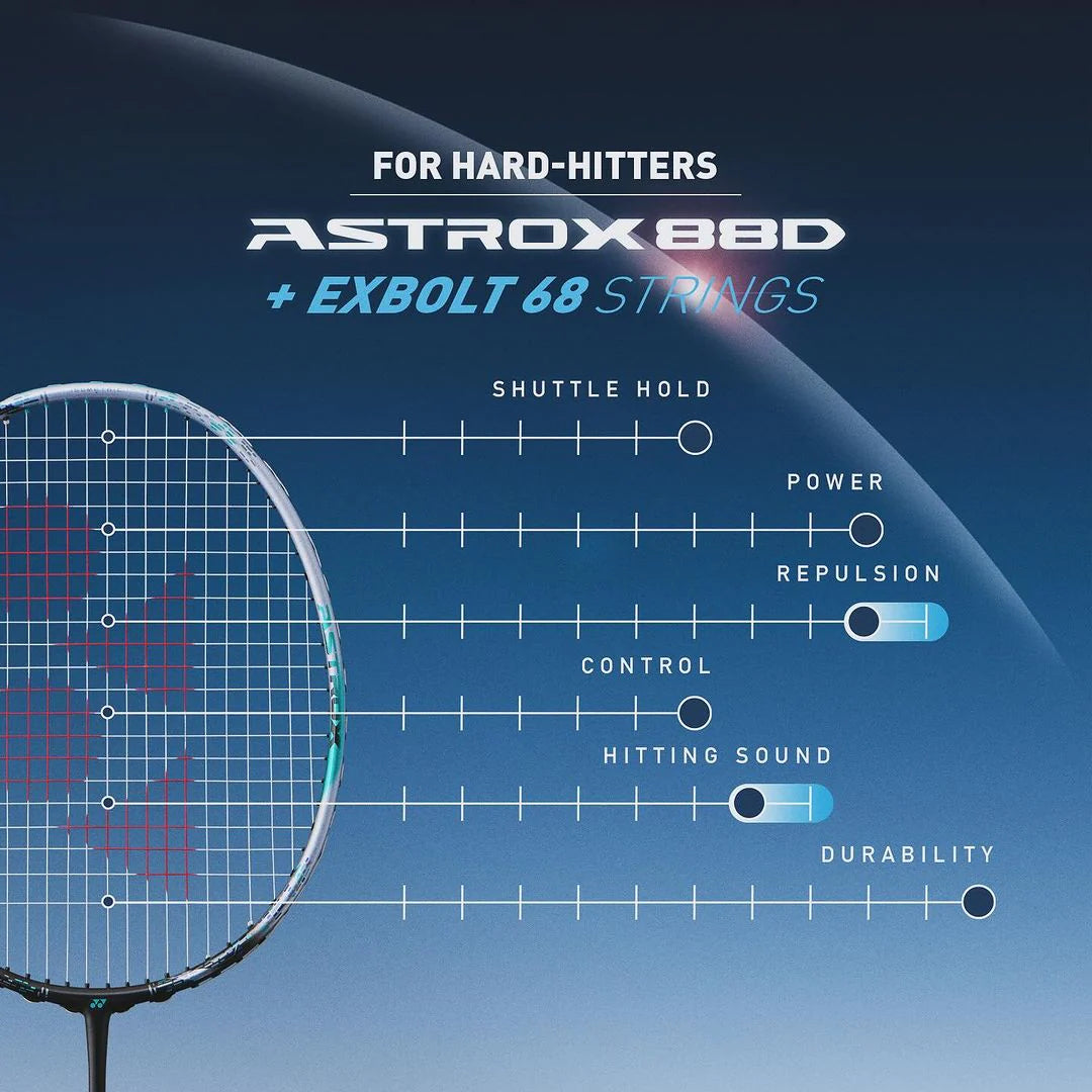 Yonex Astrox 88D Pro 3rd Generation (Silver/Black) 2024