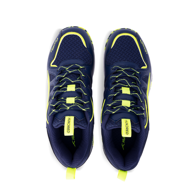Hundred Xoom II Badminton Shoes - NAVY / LIME - IMPORTED MODEL