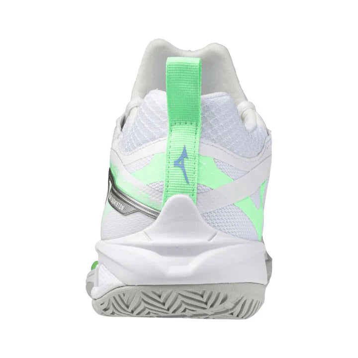 MIZUNO WAVE CLAW NEO 3 UNISEX BADMINTON SHOES - White/Neo Mint/Harbor Mist
