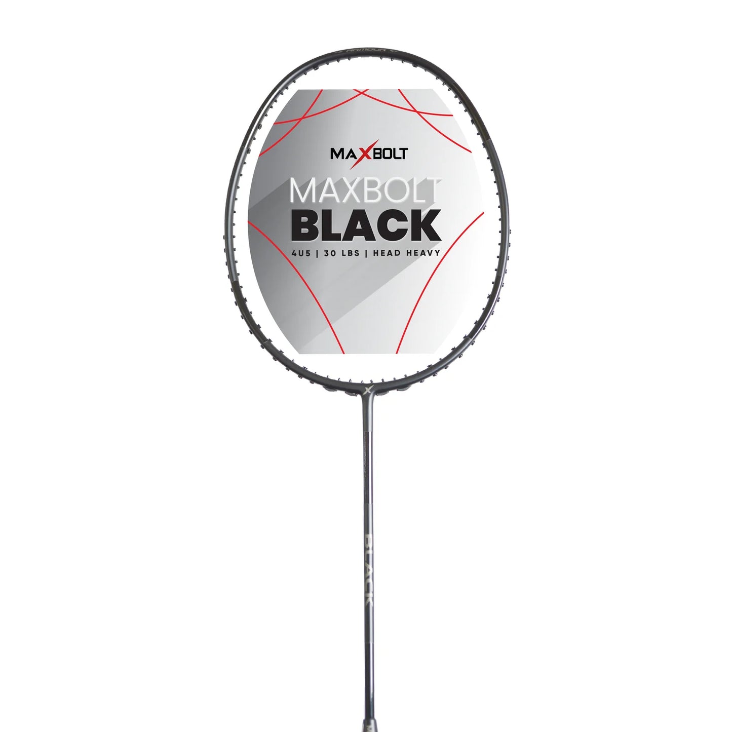 MAXBOLT BLACK BADMINTON RACKET