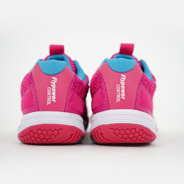 FLY POWER PINK COLOUR BADMINTON SHOES - SHIPPING FREE
