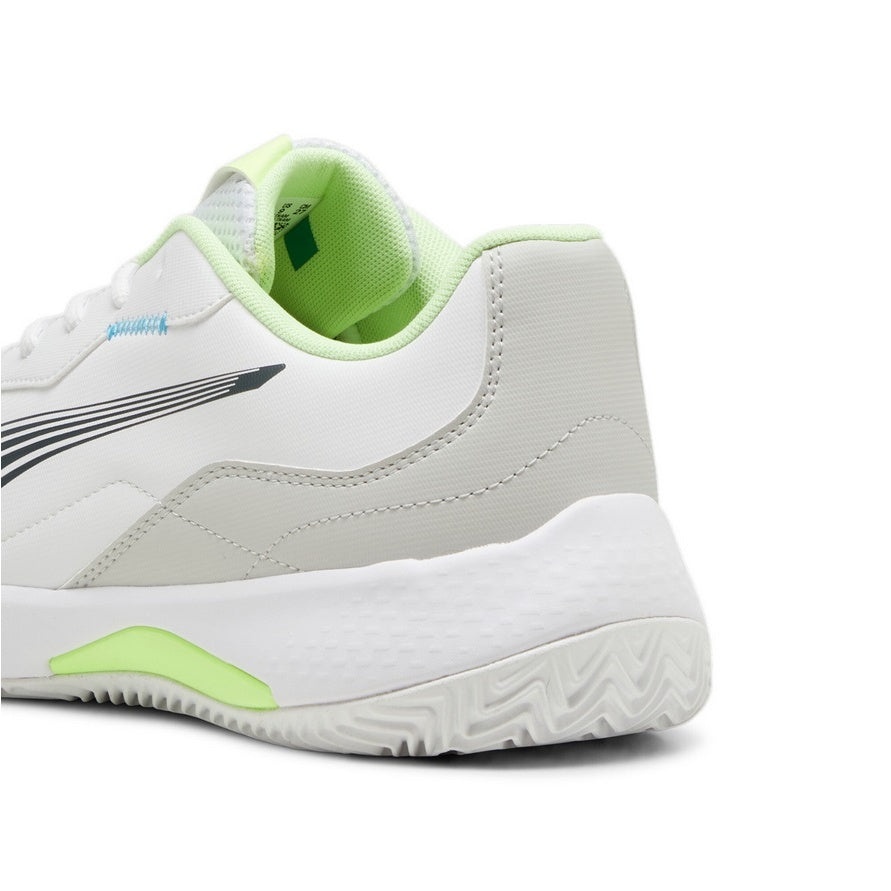 Puma Tennis Shoes Nova Smash All court White/Lime Men's