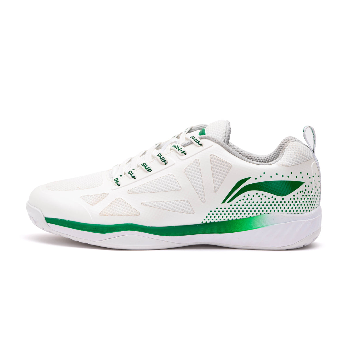 Li-Ning Ultra Fly II Badminton Shoes - (White/Green)