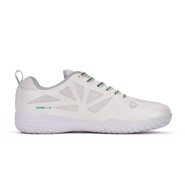 Li-Ning Ultra Fly II Badminton Shoes - (White/Green)