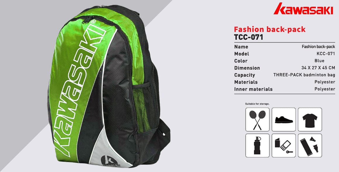 Kawasaki Badminton Back Pack