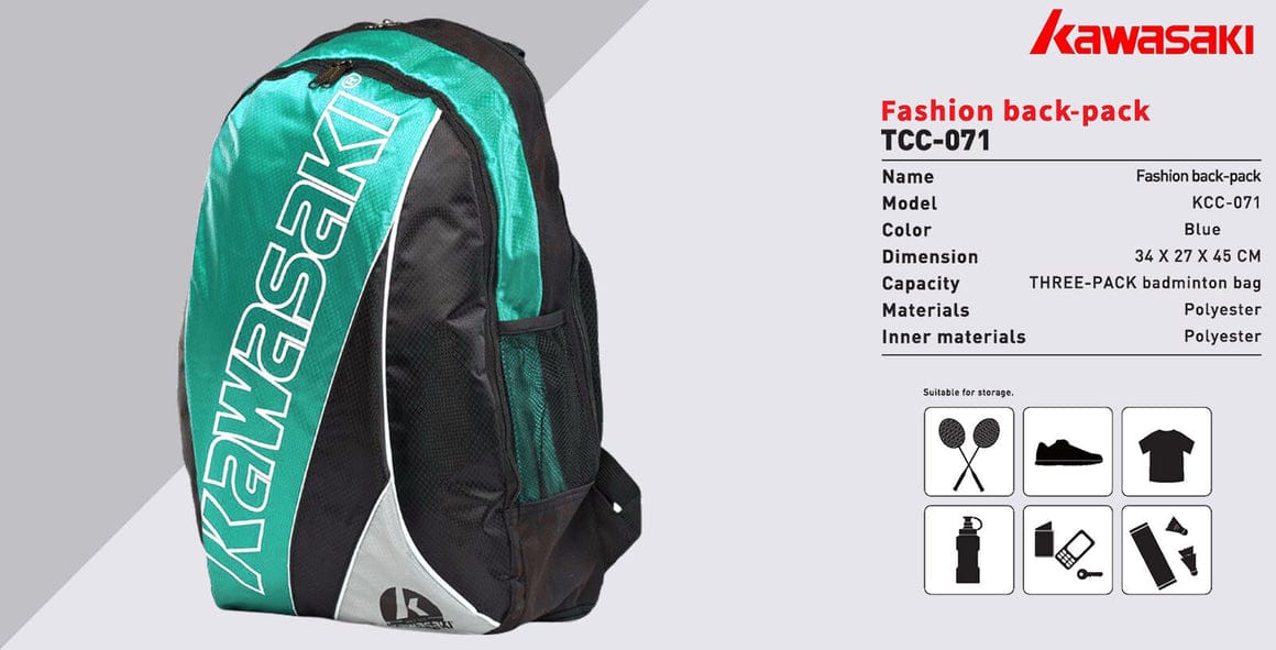 Kawasaki Badminton Back Pack