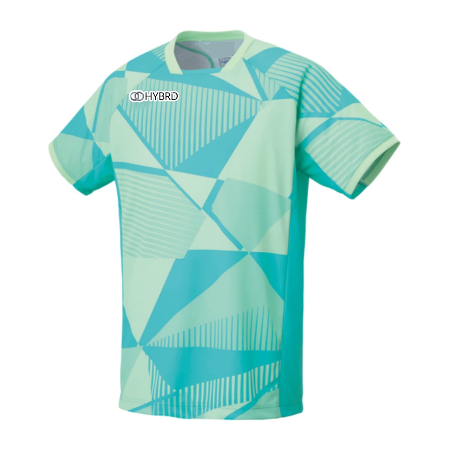 Hybrid Badminton Crew Neck Tournament Tshirt & Shorts Combo - CLEAR MINT