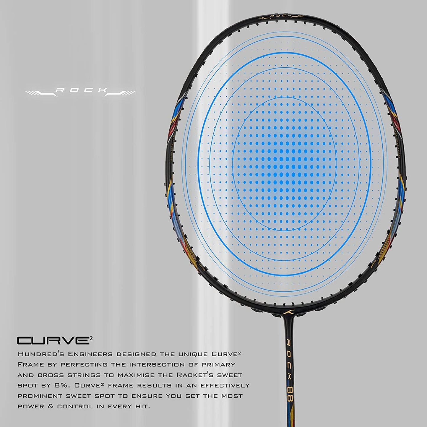 HUNDRED ROCK 88 BADMINTON RACKET
