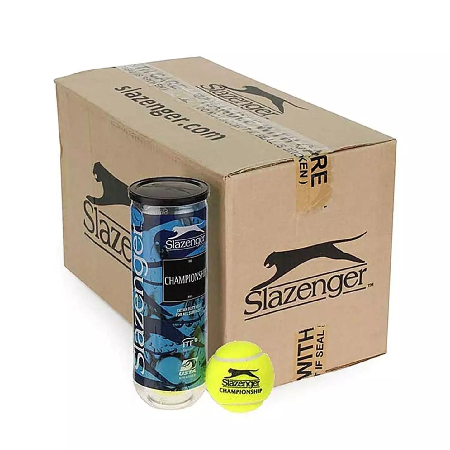 Slazenger Championship All Surface Tennis Balls Carton (24 Cans)