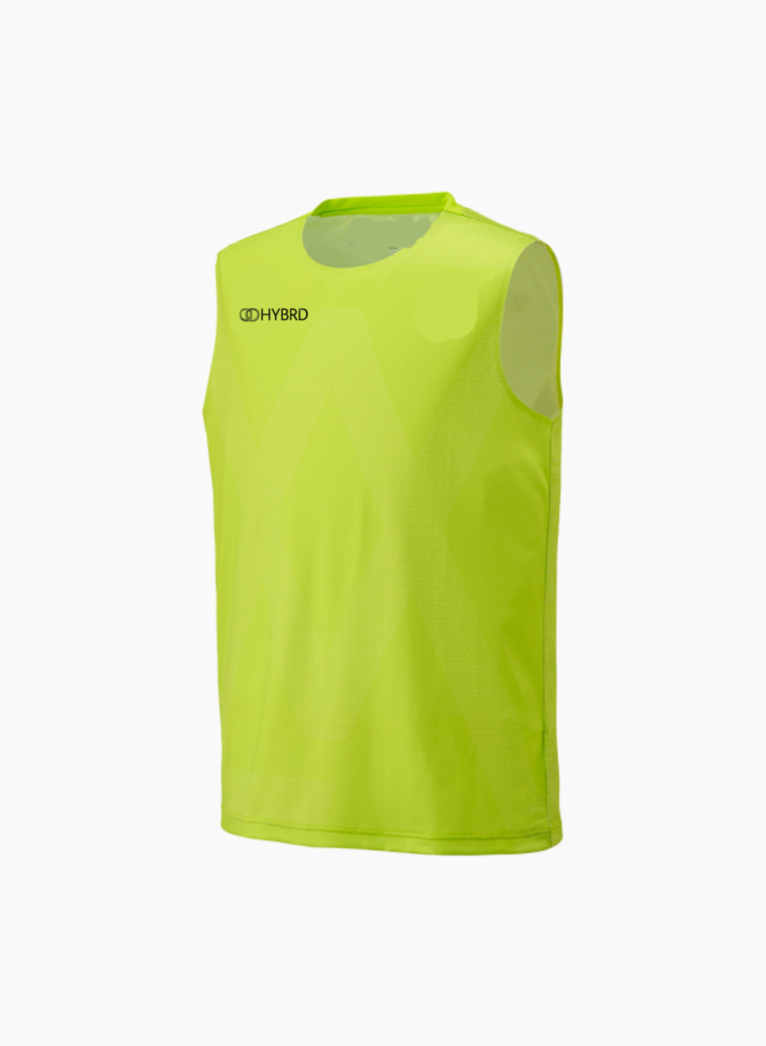 Hybrid Badminton Round Neck Tournament Tshirt & Shorts Combo - Fresh Lime