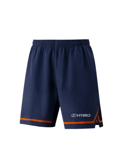 Hybrid Badminton Round Neck Tournament Tshirt & Shorts Combo - Natural
