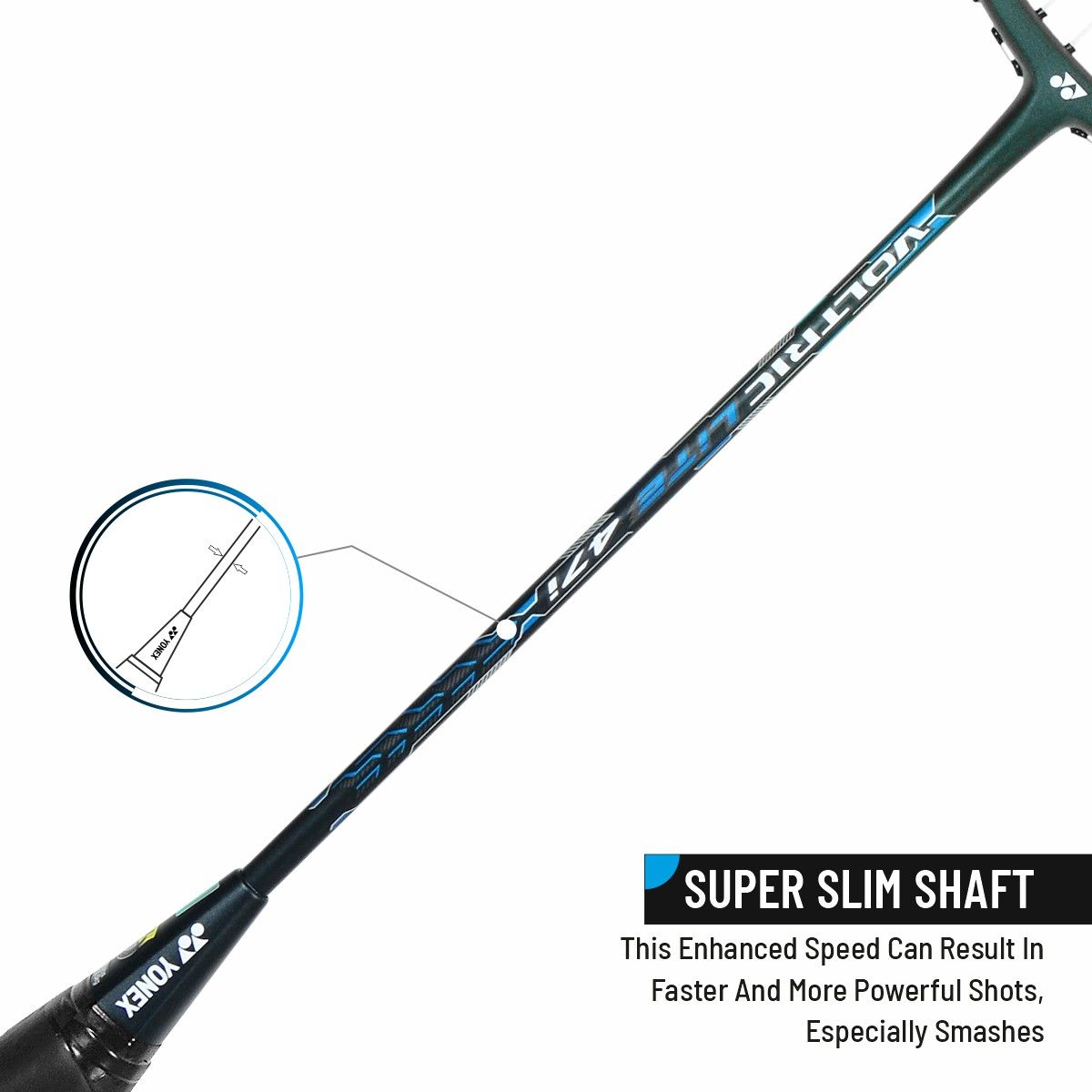 YONEX VOLTRIC LITE 47i Badminton Racquet (Strung)