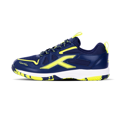 Hundred Xoom II Badminton Shoes - NAVY / LIME - IMPORTED MODEL
