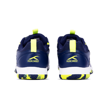 Hundred Xoom II Badminton Shoes - NAVY / LIME - IMPORTED MODEL