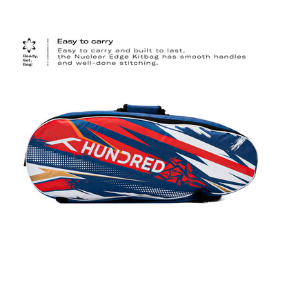HUNDRED BADMINTON ROCK ADVENTURE KITBAG (IMPORTED) - 3 ZIPPER [LOWEST PRICE EVER IN INDIA]