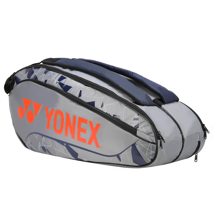 Yonex Badminton Kitbag BT-6 (2326-T01-S) Gray Cherry Tomato - NEW COLLECTIONS