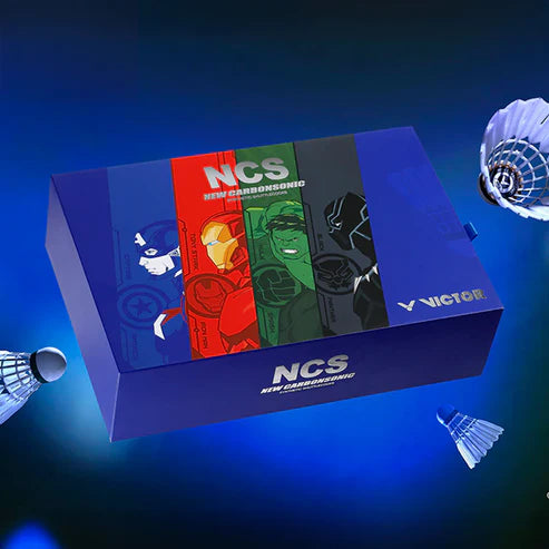 VICTOR AVENGERS NCS CS-77 Synthetic Shuttlecock (Box of 4 Tubes) - Speed 77