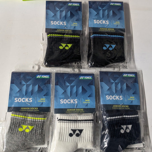 YONEX JUNIOR CUSHION COMFORT SOCKS SIS2383JR - PACK OF 5