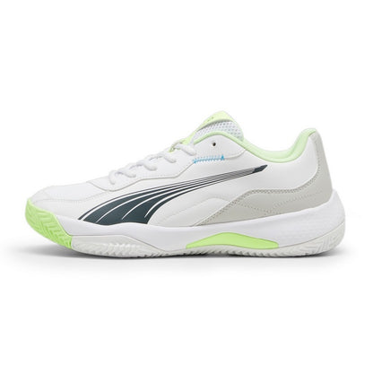 Puma Tennis Shoes Nova Smash All court White/Lime Men's