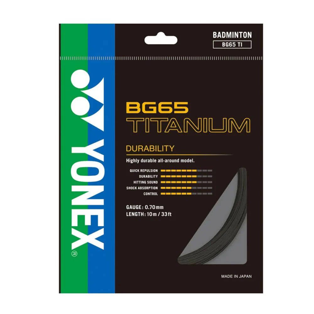 Yonex BG 65 Titanium String – badmintonsuperstore