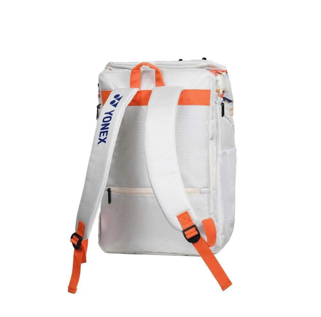 YONEX BADMINTON BACKPACK (AD1-Q014-524-0712 ALL DAY BACKPACK: STAR WHITE/NECTARICE)