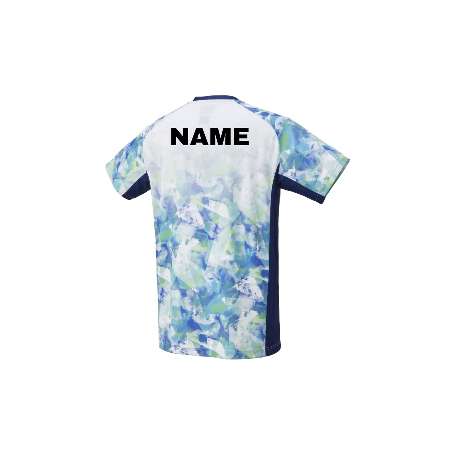 Hybrid Badminton Crew Neck Tournament Tshirt - Cloud Blue