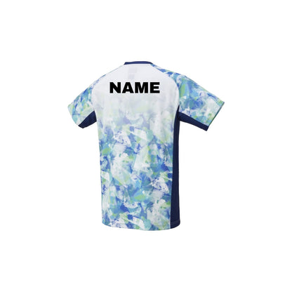 Hybrid Badminton Crew Neck Tournament Tshirt - Cloud Blue