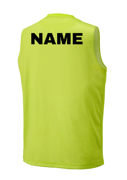 Hybrid Badminton Round Neck Tournament Tshirt & Shorts Combo - Fresh Lime