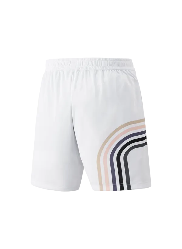 Hybrid Badminton Chinese Round Neck Tournament Tshirt & Shorts Combo - Black & White