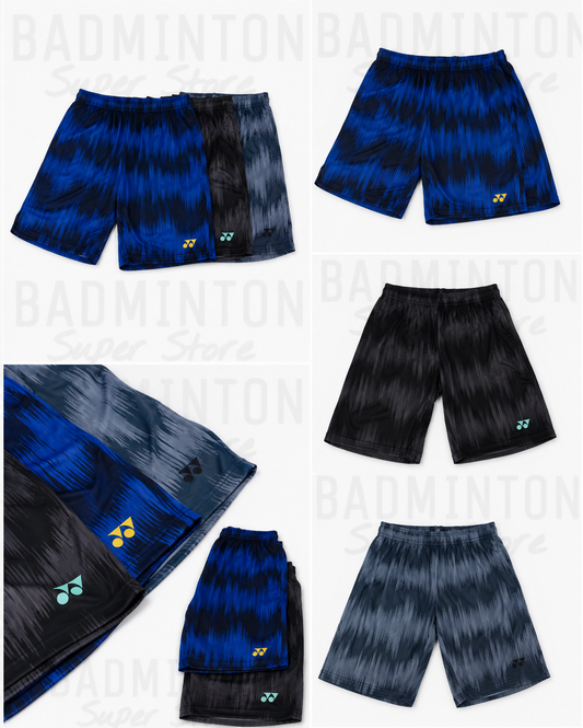 Yonex Shorts Imported Edition Runway 3 Collection - Blue, Black & Grey