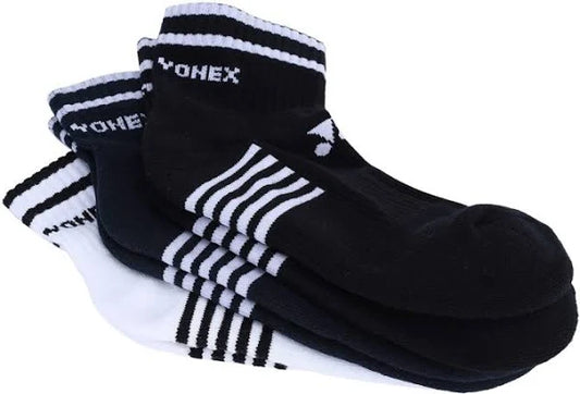 YONEX 3 PAIRS COMBO SOCKS ( WHITE, BLACK & NAVY )