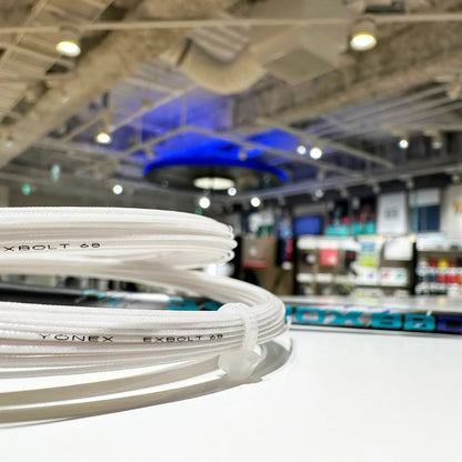 YONEX EXBOLT 68 BADMINTON STRING - POWERFUL SMASH AND DURABILITY WITH THICK GAUGE