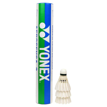 Yonex Badminton Shuttle AS 2 Feather Shuttlecock White S2 (Pack of 12) - FREE SHIPPING